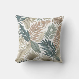 Weiche, grüne und braune Kissen