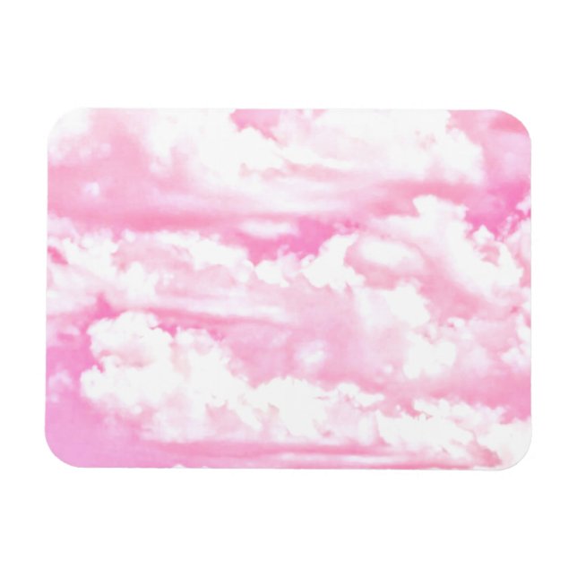 Weiche Happy Rose Wolkendekoration Magnet (Horizontal)