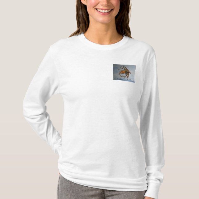 Weiche Hechelfliege T-Shirt (Vorderseite)