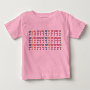 Weiche Herzen Baby T-shirt