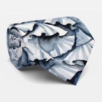 Weiche Jeansblaue Wasserfarbe Rüschen