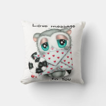 Weiche Liebe durch Meldung von niedlich Lemur