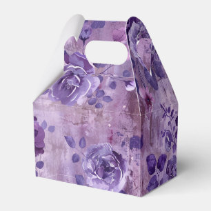 Weiche Lila Blüte Geschenkschachtel