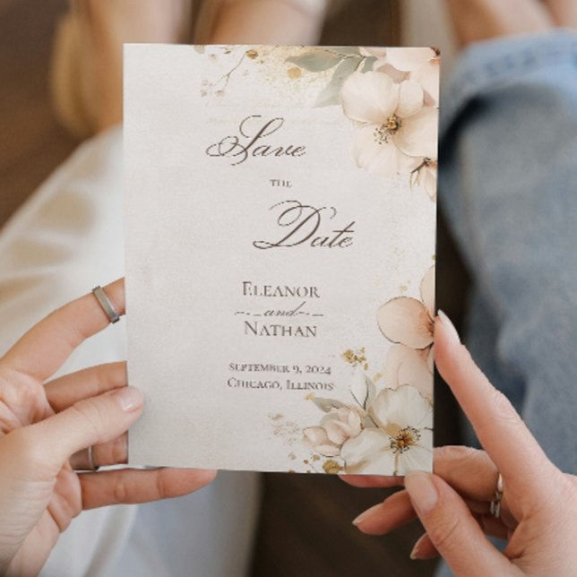 Weiche Lila Rose und Save the Date ausgeklügelt Einladung (Von Creator hochgeladen)