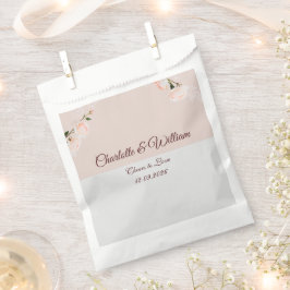 Weiche lila und graue Effekte mit Blume Geschenktütchen