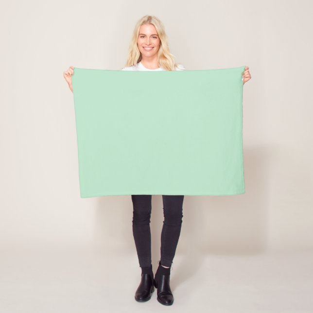 Weiche Mintgrüne Fleece-Decke – Gemütlich & Stylis Fleecedecke (Beispiel)