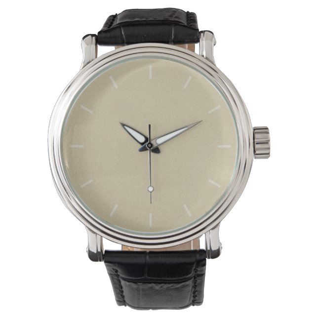 Weiche natürliche Sandgründe Armbanduhr (Vorderseite)