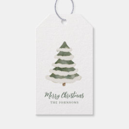 Weiche Niedliche Pflaume wie Weihnachtsbaum Geschenkanhänger