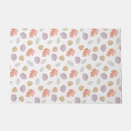 Weiche Pastel Fall Leaf Muster | Minimalistischer Fußmatte