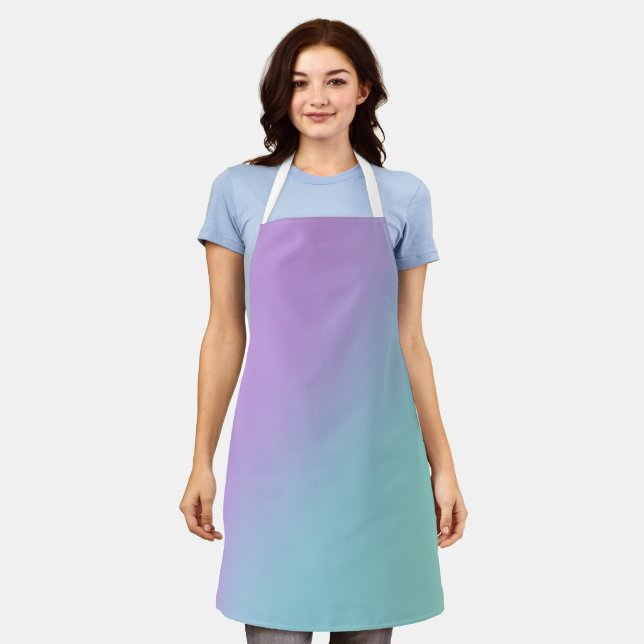 Weiche Pastel Gradient Schürze (Getragen)