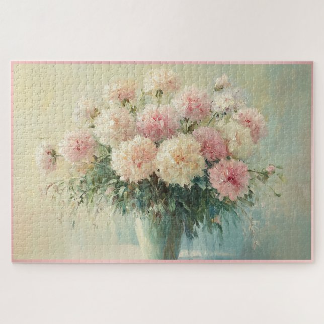 Weiche Pastell-Blumenbouquet  (Horizontal)