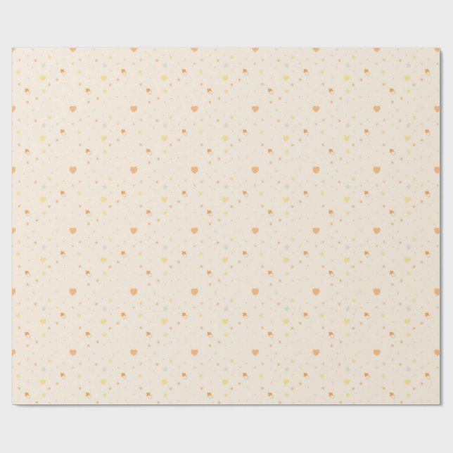 Weiche Pastell-Fantasie-Muster-Geschenkverpackung Geschenkpapier (Flach)