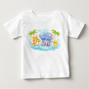 Weiche Pastell-Stoffspielzeugfiguren Baby T-shirt