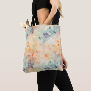 Weiche Pastell-Wasserfarben-Abstrakt Tasche