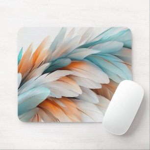 Weiche Pastellfedern Mousepad