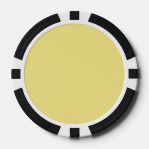 Weiche pastellgelbe Dekoration - fertig Pokerchips