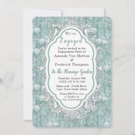 Weiche Pastelltöne, grün Einladung