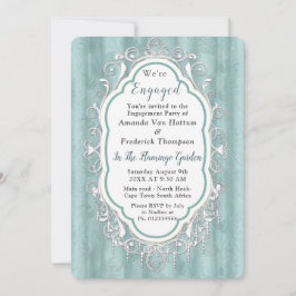 Weiche Pastelltöne, grün Einladung