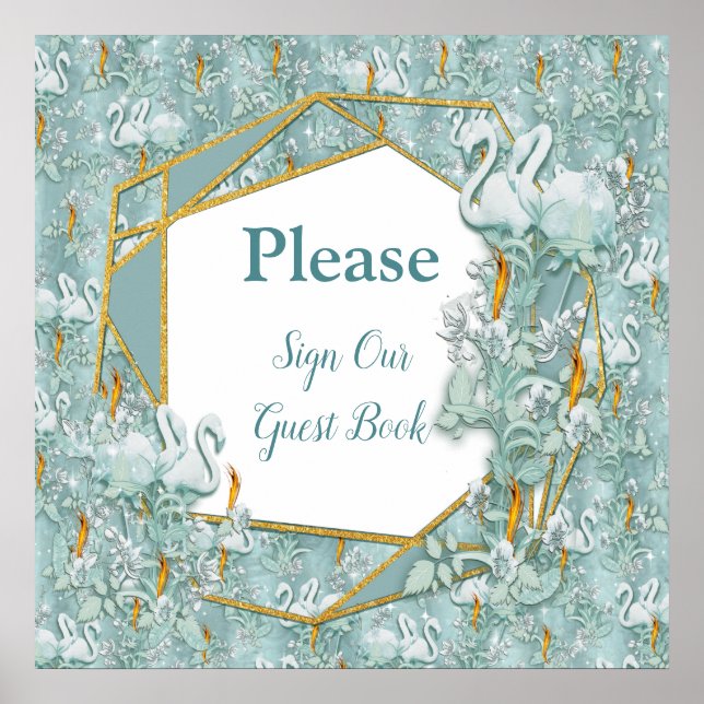 Weiche Pastelltöne, grün Poster (Vorne)