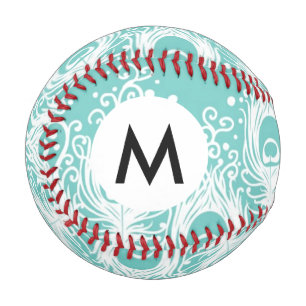 Weiche Pfauenfedern Baseball
