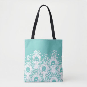 Weiche Pfaufedern Tasche