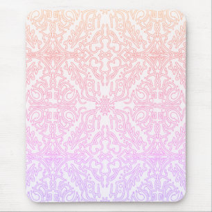 Weiche Pink Dream Mandala-Musterreihe Mousepad