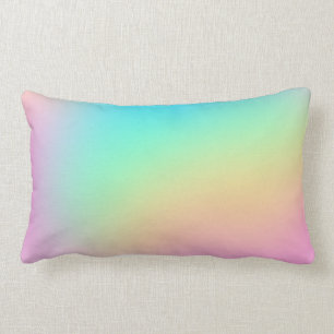 Weiche Prismatische Regenbogenfarben Lendenkissen