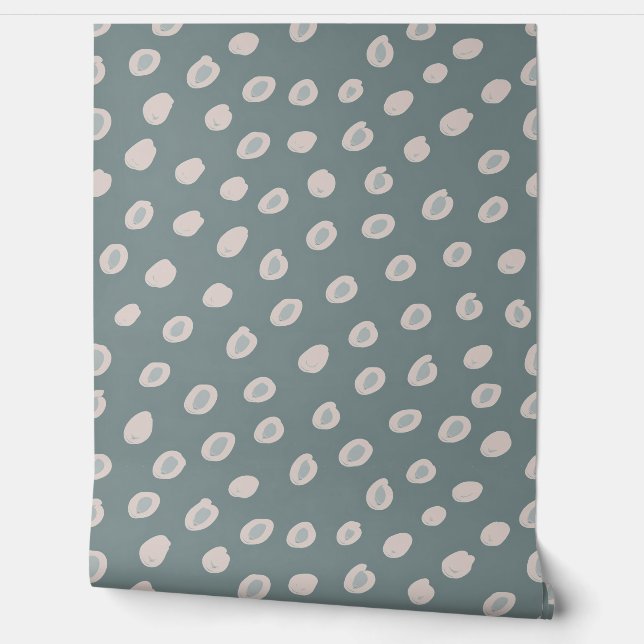 Weiche Punkte auf der Ebene Tapete (Abrollen)