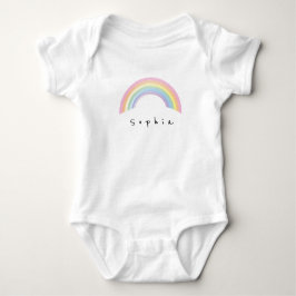 Weiche Regenbogen-Babyparty Baby Strampler