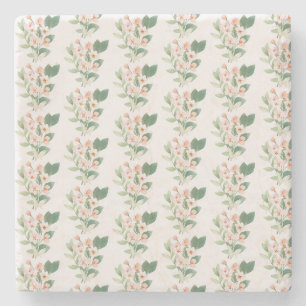 Weiche Retro-Blumenanordnung  Steinuntersetzer