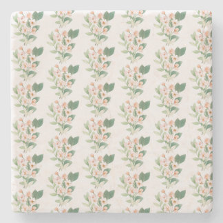 Weiche Retro-Blumenanordnung  Steinuntersetzer