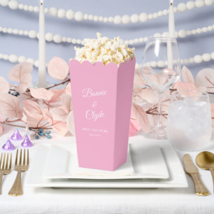 Weiche rosa Geschenkbox für stilvolle Hochzeitsges Geschenkschachtel