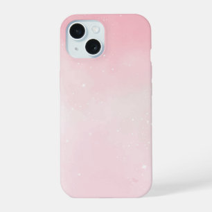 Weiche rosa Handyhülle iPhone 15 Hülle