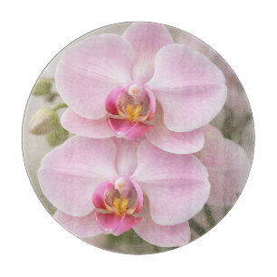 Weiche Rosa Phalaenopsis-Orchidee Schneidebrett