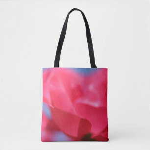 Weiche rosa Rose und Himmel-Tasche Tasche