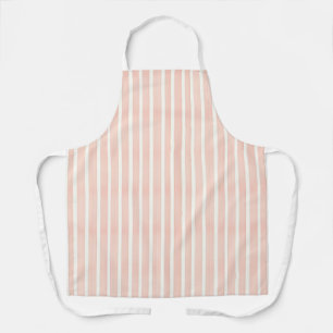 Weiche Rosa Streifen Schürze