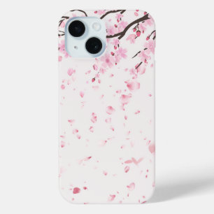 Weiche rosa Wasserfarbe Sakura Blüten iPhone-Hülle Case-Mate iPhone Hülle