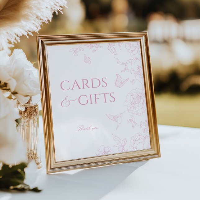 Weiche Rose Chinoiserie Karten und Geschenke Poster (Von Creator hochgeladen)