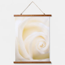 Weiche Rose Druck Holz Topped Wall Tapestory