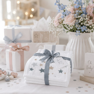 Weiche Sterne Lavendel und Rosenholz Waschlappen