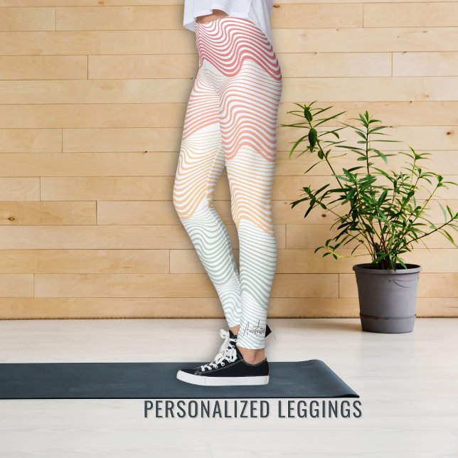 Weiche Streifen mit Ihrem Namen und eleganten Spor Leggings (Von Creator hochgeladen)