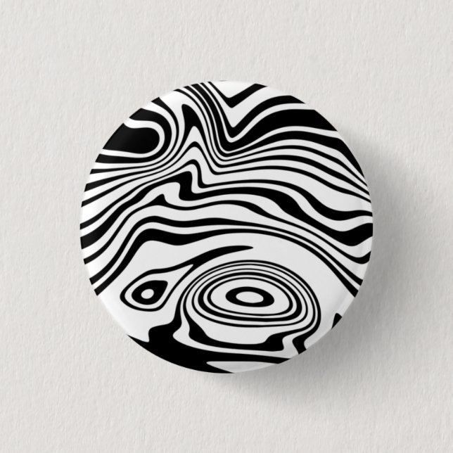 Weiche Streifen Schwarz-Weiß-Taste Button (Vorderseite)