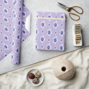 Weiche, süße Violetten Geschenkpapier