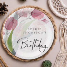 Weiche Tulpen, eleganter Geburtstag