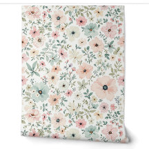 Weiche Vintage-Blumen-Wallpaper