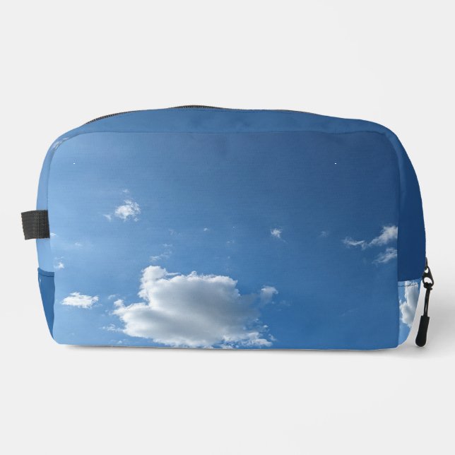 Weiche weiße Wolke Waschbeutel (Vorderseite)