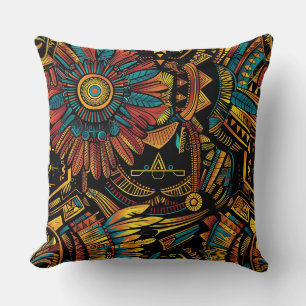 Weicher Aquamariner "Aztec Dream" Push-Kissen 51x5 Kissen