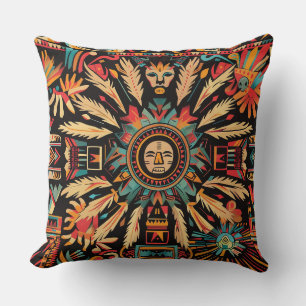 Weicher Aquamariner "Aztec Dream" Push-Kissen 51x5 Kissen