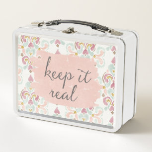 Weicher Deko III   behalten es wirklich Metall Lunch Box