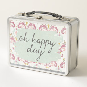 Weicher glücklicher Tag des Deko-VI   oh Metall Lunch Box